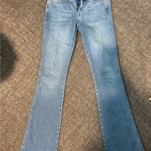 7 For All Mankind Light Blue Flare Jeans